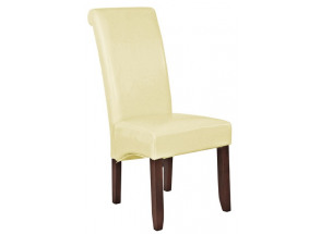 Jídelní židle Lenox, krémová ekokůže