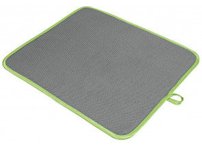 Odkapávací podložka na nádobí Softex 45x40 cm, šedo-zelená