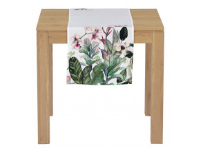 Běhoun na stůl 40x150 cm, orchidej s listy