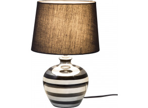 Stolní lampa Celia 30 cm, černá/stříbrná