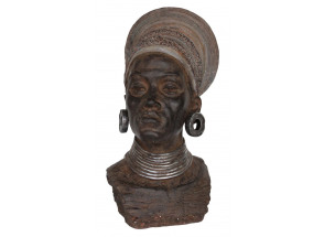 Dekorace socha Hlava ženy 52 cm