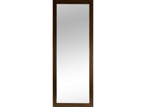 Nástěnné zrcadlo Glamour 40x120 cm, hnědá struktura