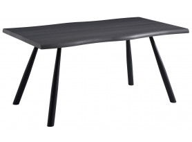 Jídelní stůl Alfred 160x80 cm, tmavě šedý dub