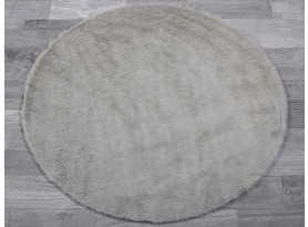 Kulatý koberec Rabbit 60 cm, stříbrný