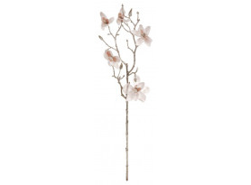 Umělá květina Zasněžená magnolie 65 cm, růžová
