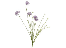 Umělá květina Polní kvítí 60 cm, fialová