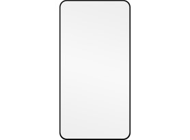 Nástěnné zrcadlo Josie 50x100 cm, černé hranaté