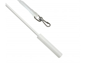 Záclonová tyčka kovová, 100 cm, sada (2 ks)