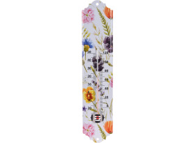Teploměr květinový design (4 druhy), 29,5 cm