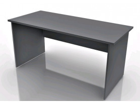 Psací stůl Lift, šedý/hnědý