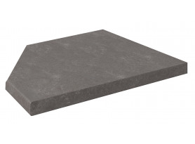 Kuchyňská pracovní deska pro levý regál 30 cm, tmavě šedý kámen