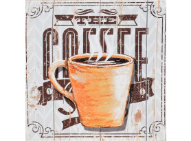 Obraz na plátně The Coffee, 28x28 cm