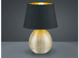 Stolní lampa Luxor 35 cm, černo-zlatá
