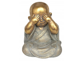 Dekorace socha Buddha dítě nevidím 47 cm