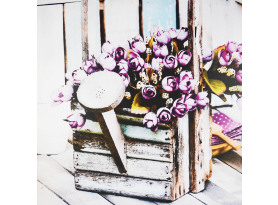 Obraz na plátně Květiny, 80x80 cm