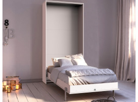 Sklápěcí postel Juist 120x200 cm, bílá
