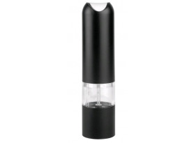 Elektrický mlýnek na pepř/sůl LifeStyle 21 cm, černý