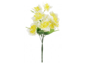 Umělá květina Narcisy 35 cm, světle žlutá