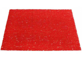 Prostírání imitace provázků, 45x30 cm, červené