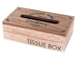 Box na kapesníky Vintage Home 25x8 cm, dřevěný