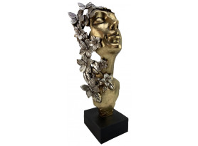 Dekorace busta Hlava ženy, 40 cm