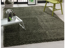 Eko koberec Floki 80x150 cm, tmavě zelený