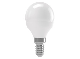 LED žárovka Classic mini globe, E14, 4,1 W, 350 lm