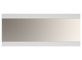 Široké nástěnné zrcadlo Linate 164 cm, bílý lesk