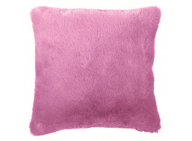 Dekorační polštář Chipsy 45x45 cm, růžový, chlupy