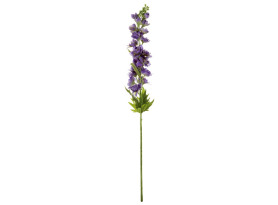 Umělá květina Ostrožka 70 cm, fialová