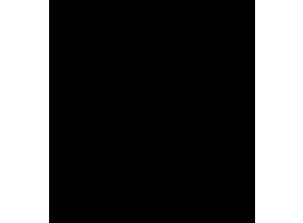 Ochranný panel za sporák Denali 90x60 cm, Černá barva