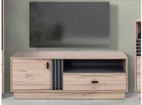 TV skříňka Almo, 125 cm, dub estana/antracit