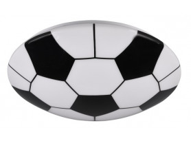 Stropní LED osvětlení Kloppi, motiv fotbalový míč