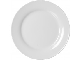 Mělký talíř Bianco 24 cm, bílý