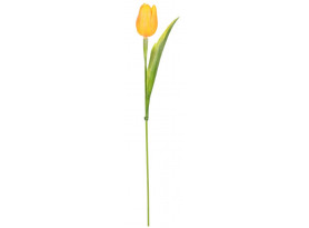 Umělá květina Tulipán 43 cm, žlutá