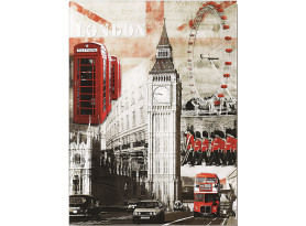 Obraz na zeď Vintage Londýn, 60x80 cm