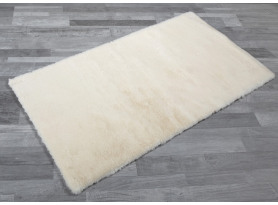 Kožešinový koberec Rabbit 60x120 cm, slonová kost