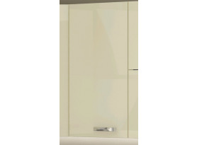 Horní kuchyňská skříňka Karmen 30G, 30 cm, světle šedá/krémová