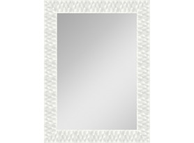 Nástěnné zrcadlo Bianca 55x80 cm, bílé