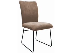 Jídelní židle Sephia, světle hnědá strukturovaná látka