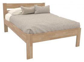 Zkrácená postel Mystic 90x190 cm, přírodní buk