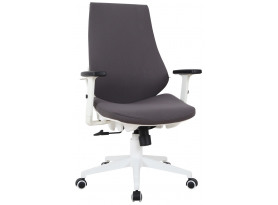 Kancelářská židle Epos, bílá/šedá