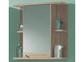 Koupelnová skříňka se zrcadlem Poseidon, dub Sonoma