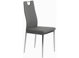 Jídelní židle Melanie, šedá ekokůže