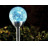 Solární lampa Koule, efekt praskliny, 34 cm