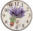 Nástěnné hodiny Levandule 30 cm, vintage, MDF