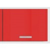 Horní kuchyňská skříňka Rose 50OK, 50 cm, červený lesk