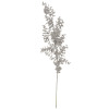 Umělá květina Vánoční větev eukalyptus 70 cm, stříbrná