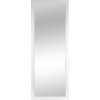 Nástěnné zrcadlo Glamour 40x120 cm, bílá struktura